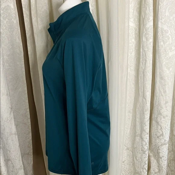 Champion Teal Quarter-Zip Long Sleeve - Picture 3 of 4
